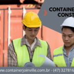 Aluguel de container para construção, almoxarifado de obras em Santa Catarina